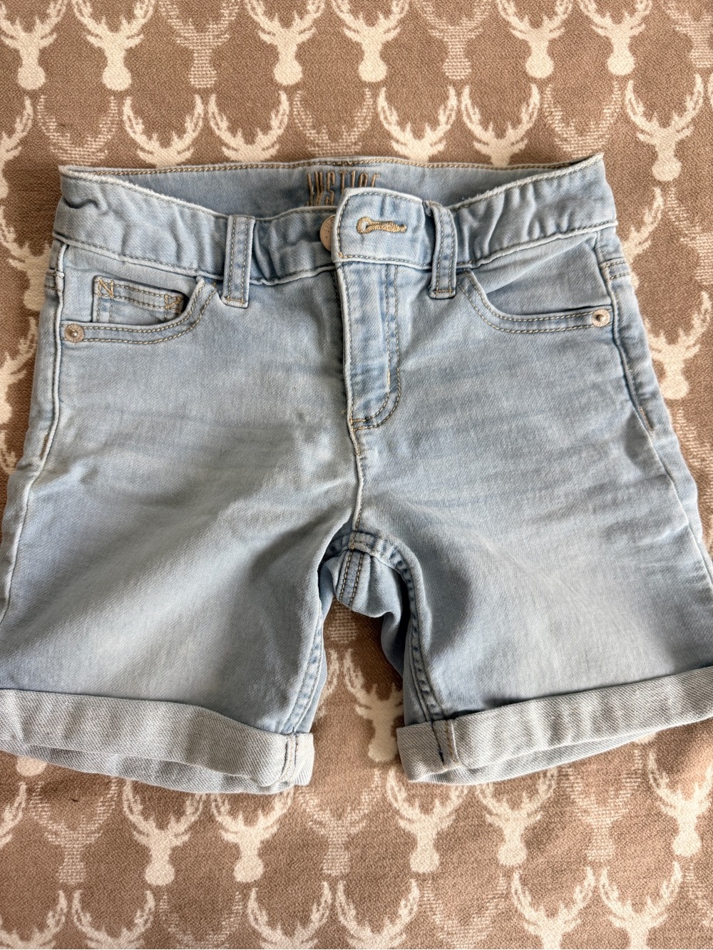 Light Blue Girl’s Denim Shorts